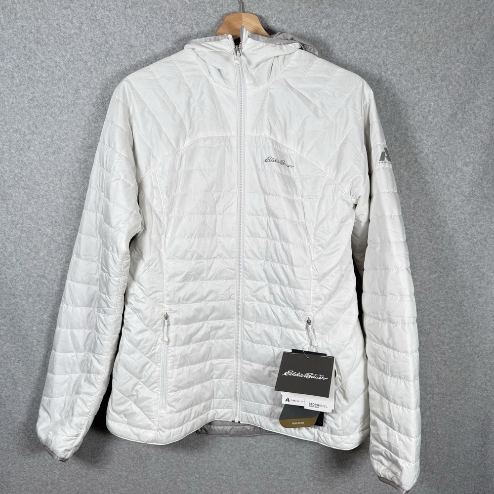 Eddie Bauer First Ascent Jacket Women's Medium Tall IgniteLite Reversible Hooded